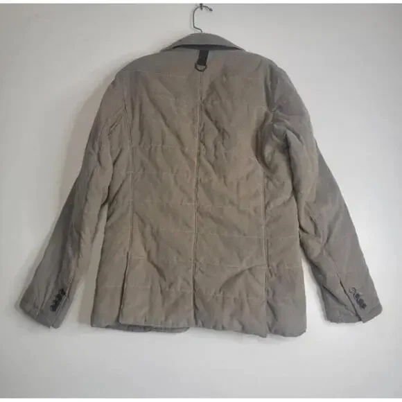 Cc Collection O. Wear Corneliani  Suede Sueretto Jacket taupe sz 44 - Picture 11 of 16